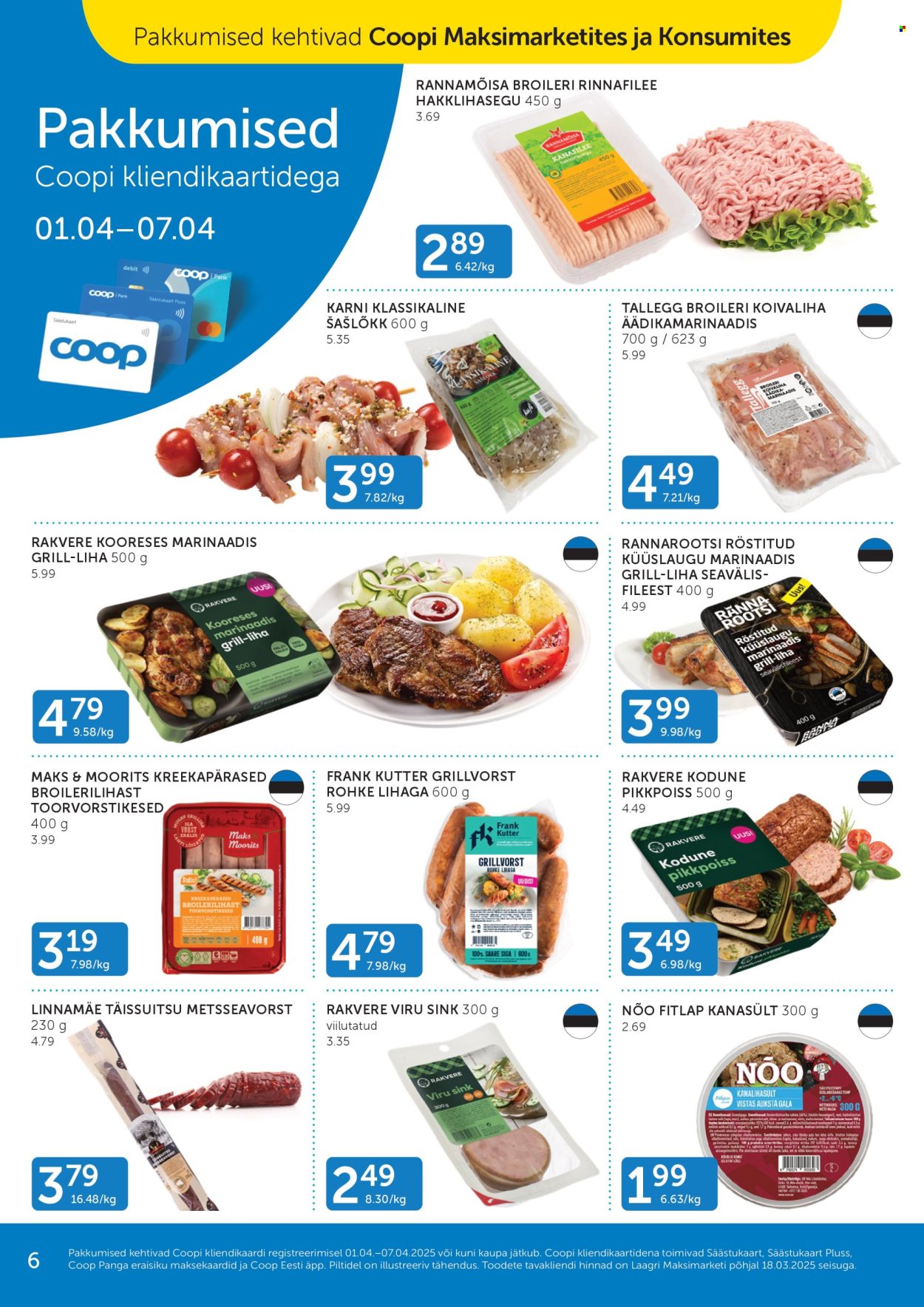 Coop kliendileht - 01.04.2025 - 07.04.2025. Lehekülg 6