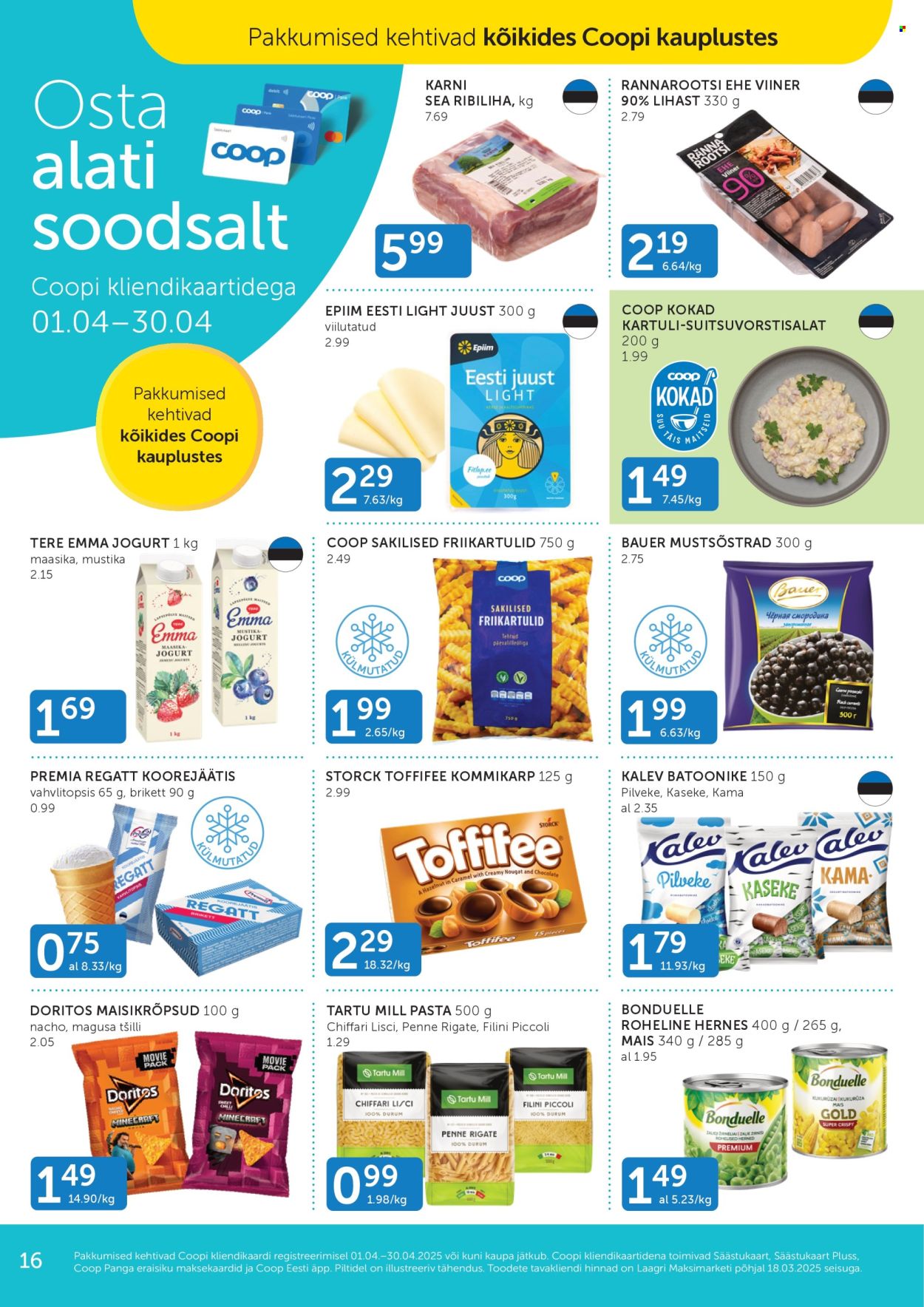 Coop kliendileht - 01.04.2025 - 07.04.2025. Lehekülg 16