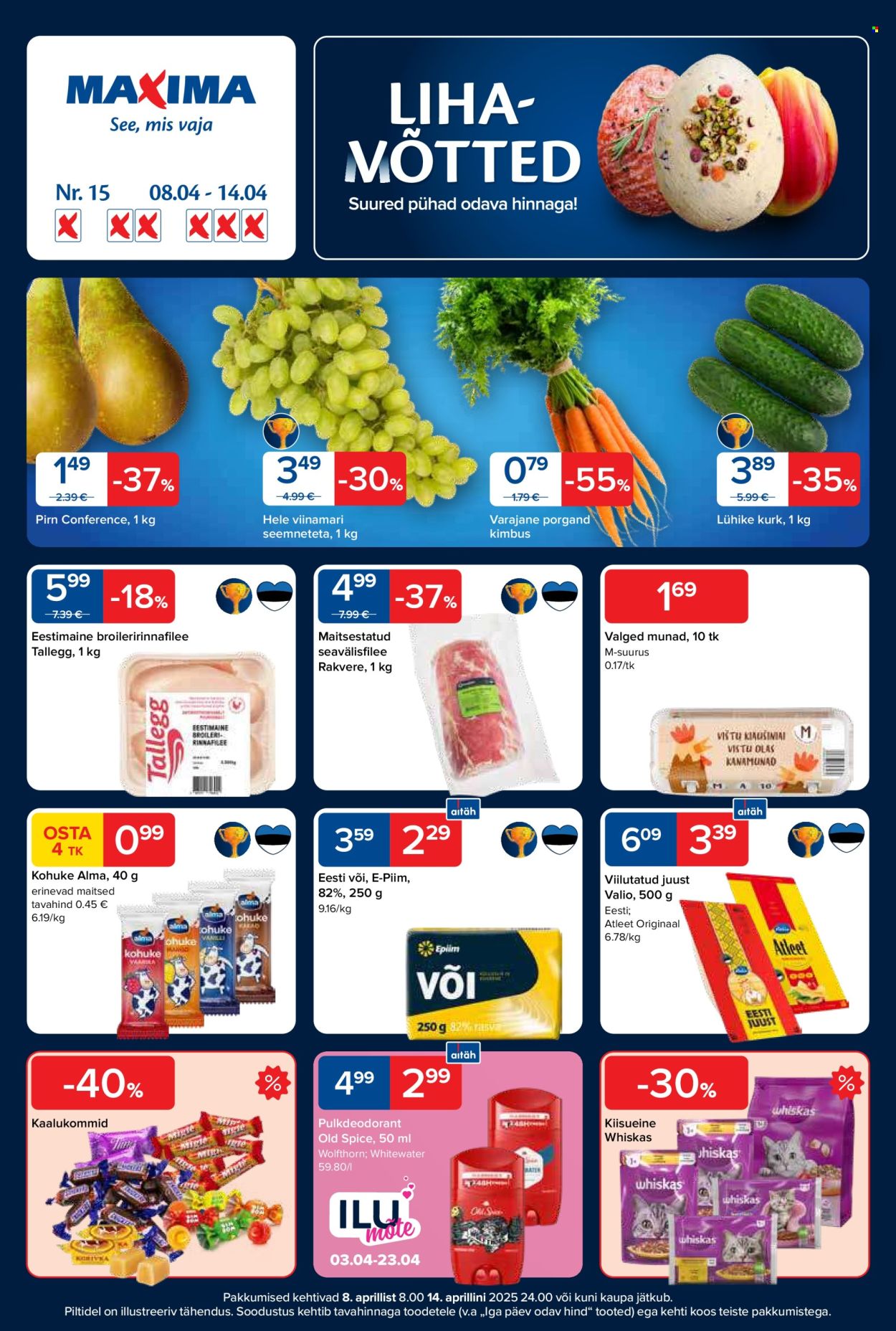 Maxima kliendileht - 08.04.2025 - 14.04.2025. Lehekülg 1