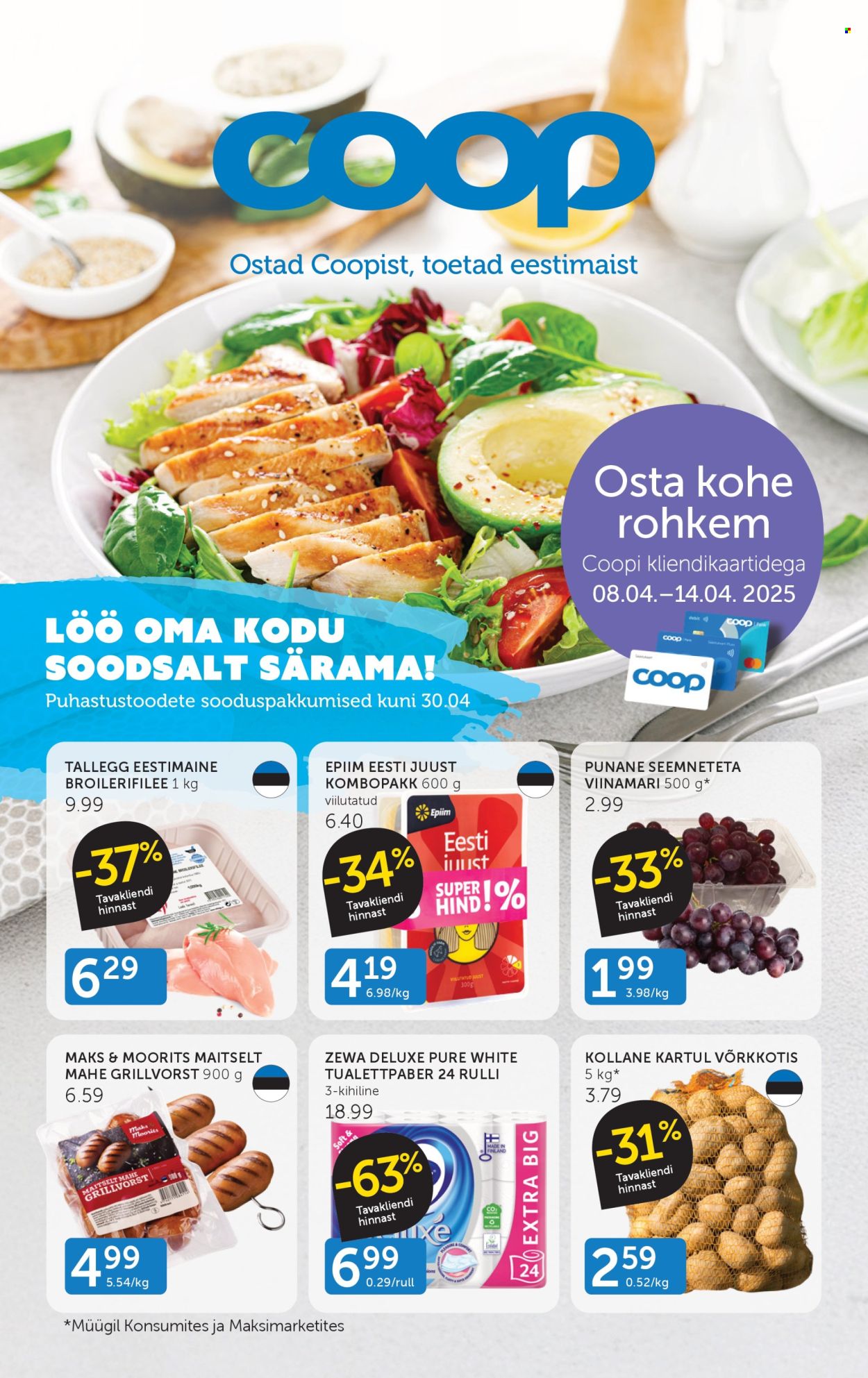 Coop kliendileht - 08.04.2025 - 14.04.2025. Lehekülg 1