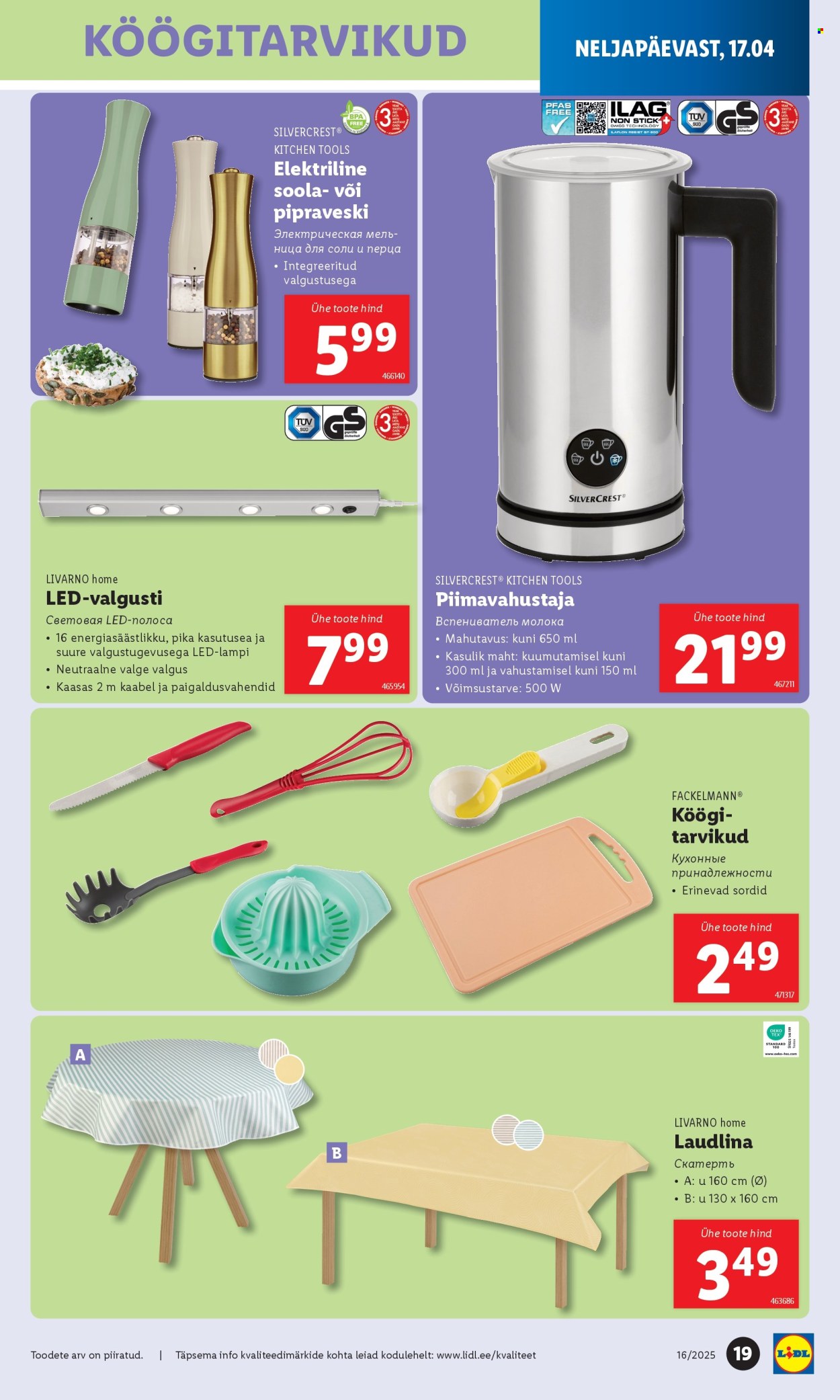 Lidl kliendileht - 14.04.2025 - 20.04.2025. Lehekülg 19