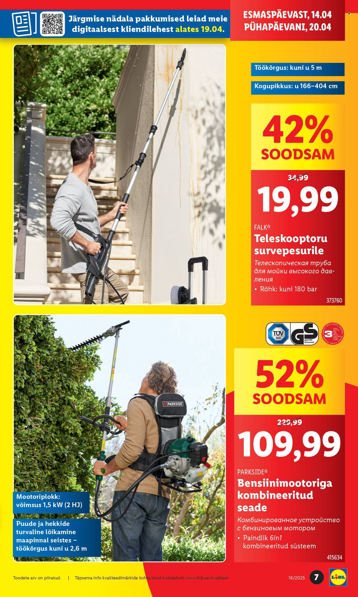 Lidl kliendileht - 14.04.2025 - 20.04.2025. Lehekülg 7