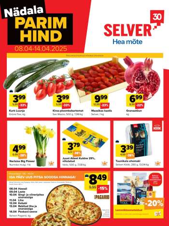 Kaupluse Selver kliendileht - 08.04.2025 - 14.04.2025.