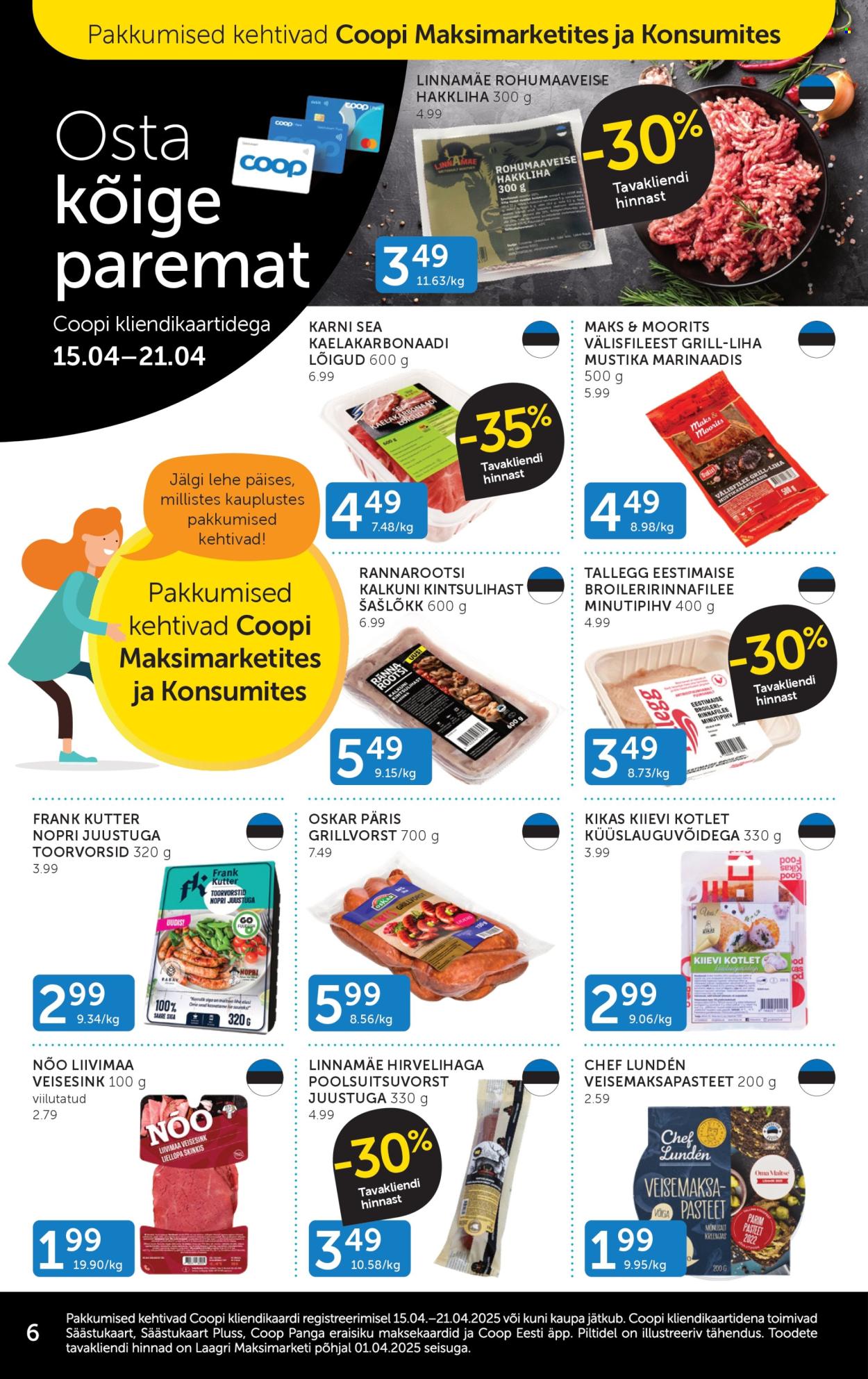 Coop kliendileht - 15.04.2025 - 21.04.2025. Lehekülg 6