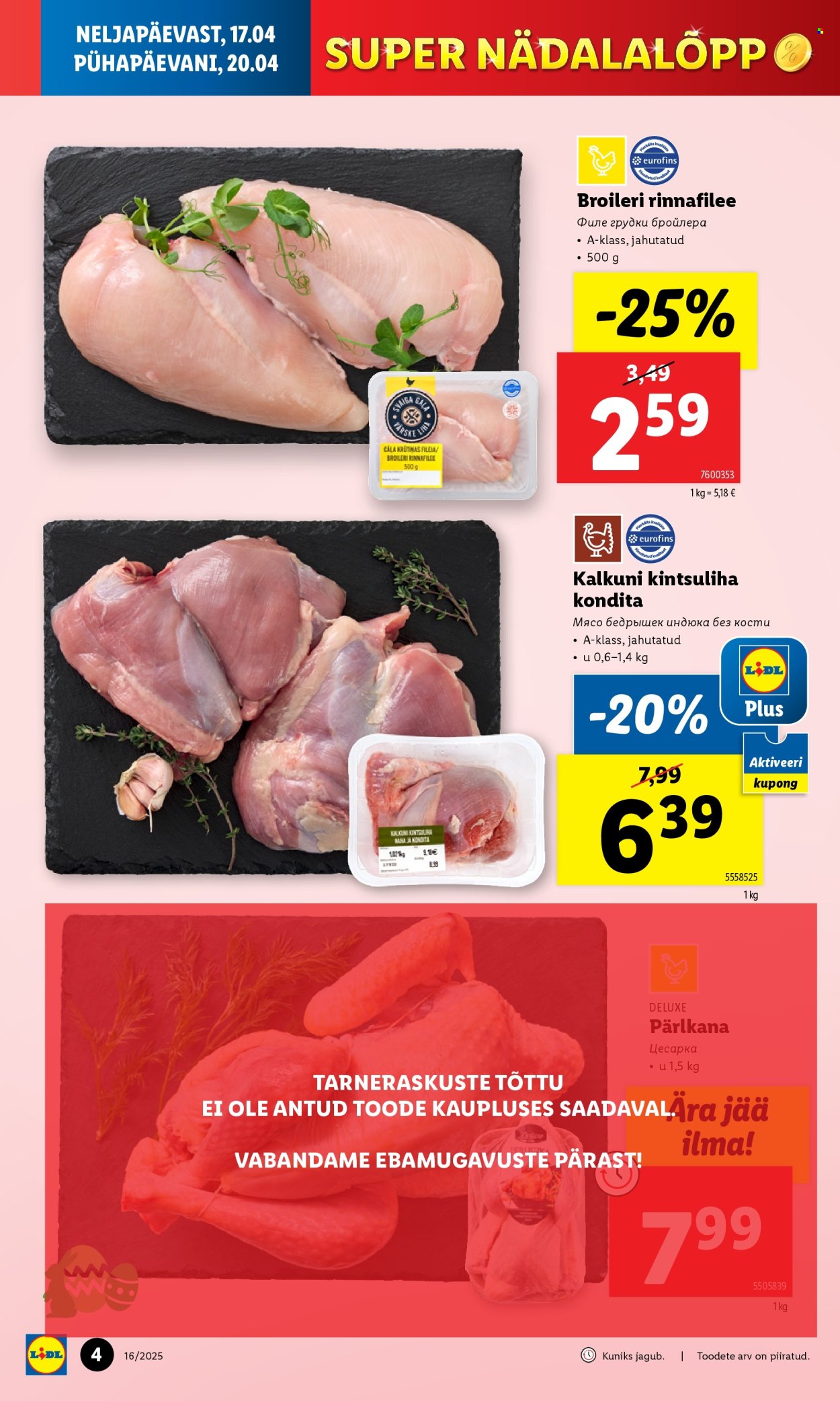Lidl kliendileht - 17.04.2025 - 20.04.2025. Lehekülg 4