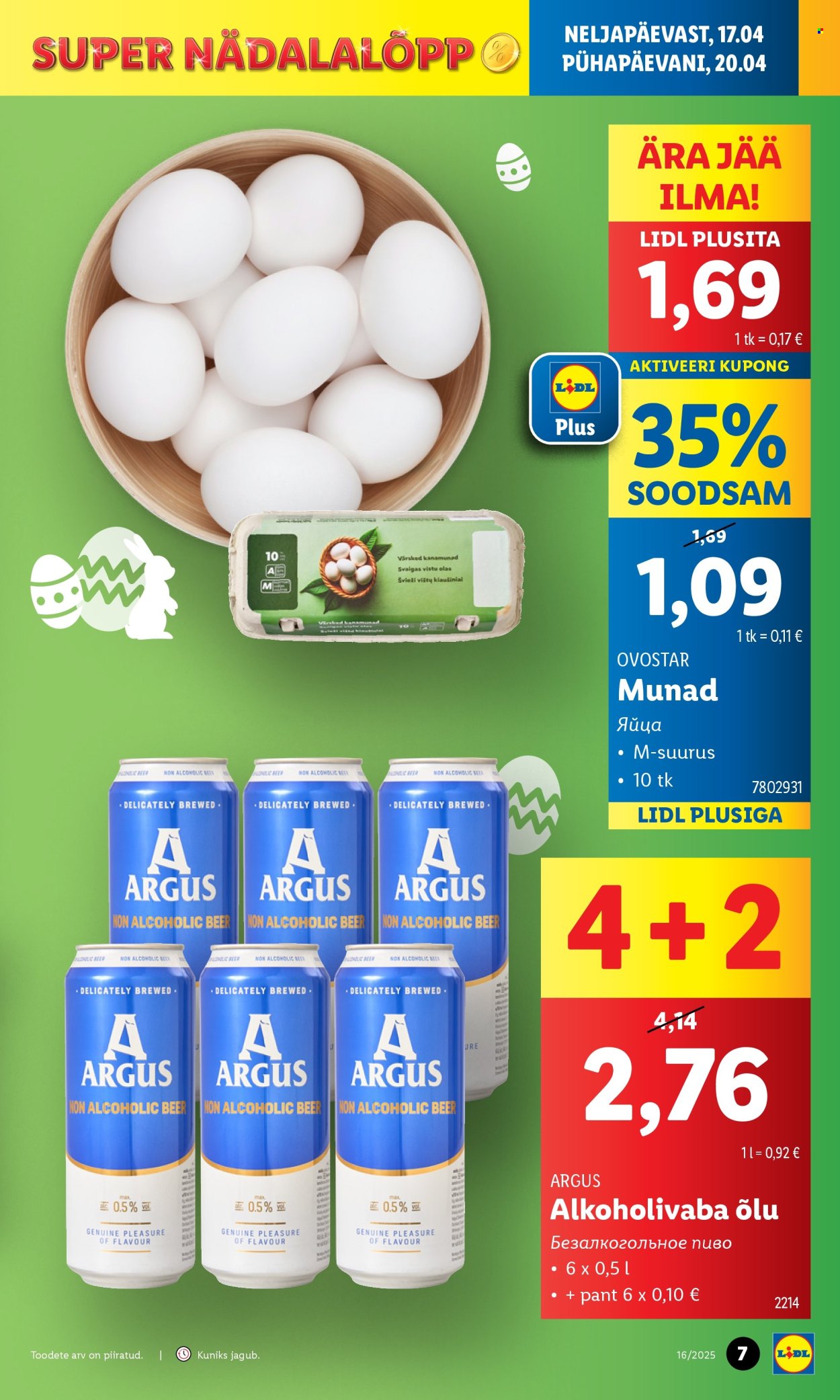 Lidl kliendileht - 17.04.2025 - 20.04.2025. Lehekülg 7