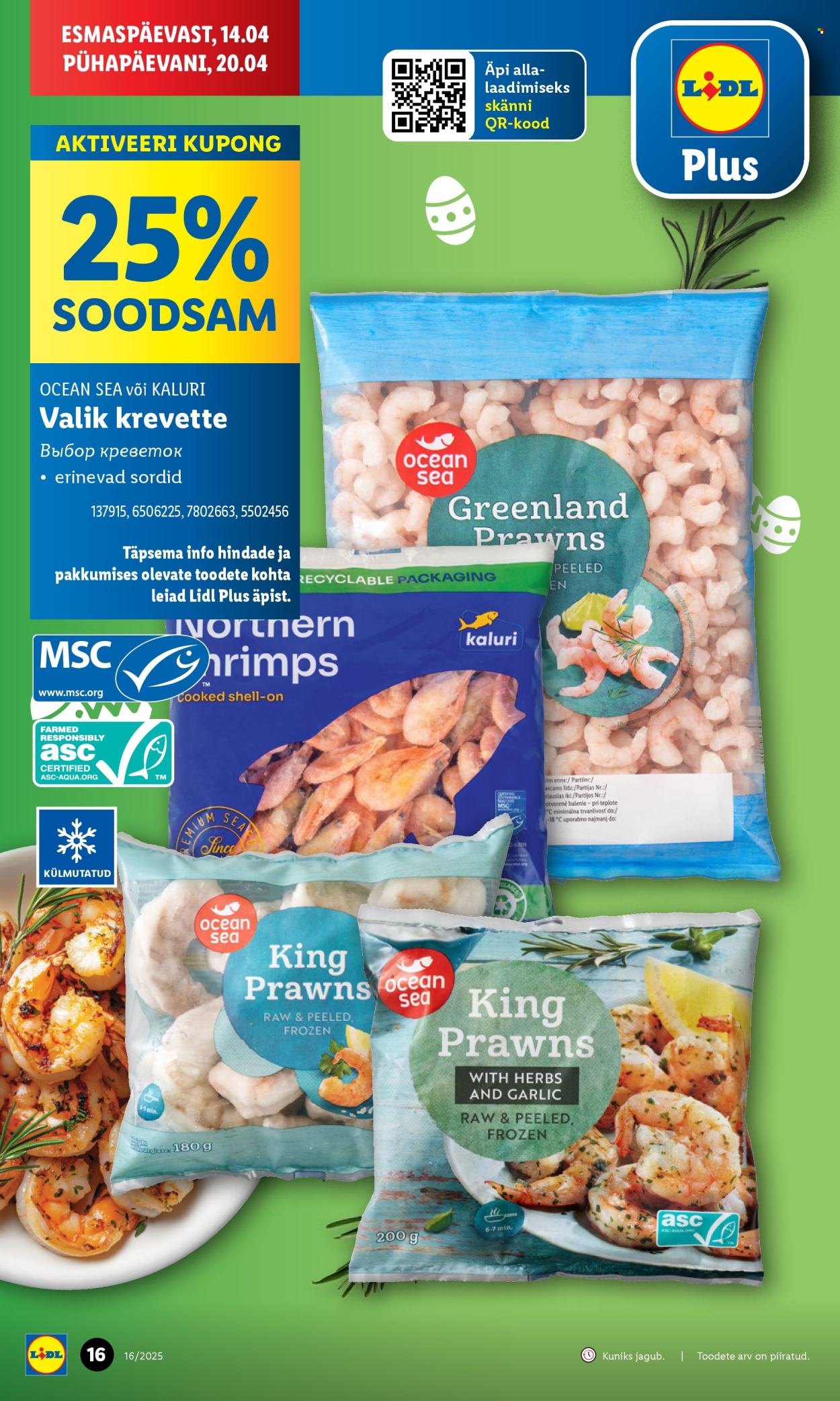 Lidl kliendileht - 17.04.2025 - 20.04.2025. Lehekülg 16