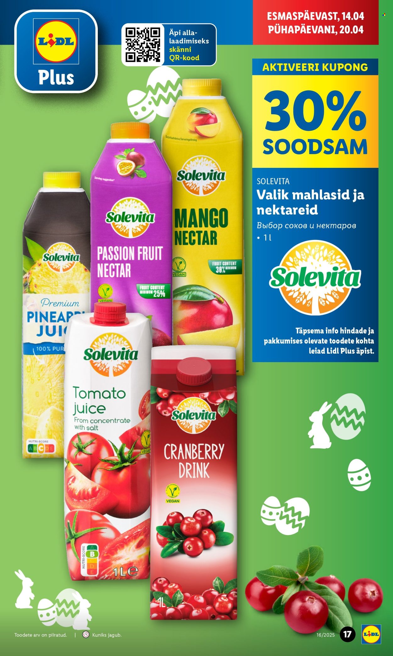 Lidl kliendileht - 17.04.2025 - 20.04.2025. Lehekülg 17