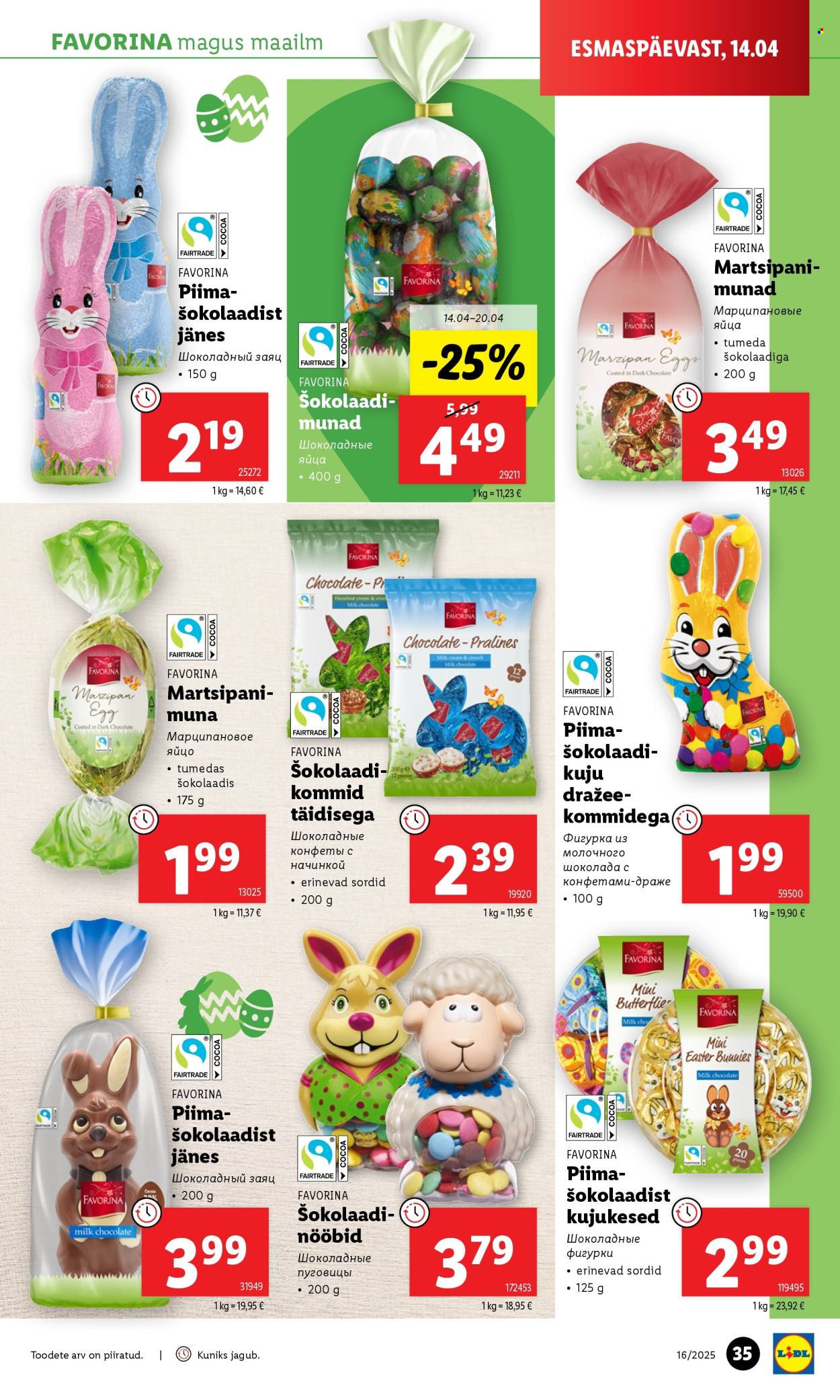 Lidl kliendileht - 17.04.2025 - 20.04.2025. Lehekülg 35
