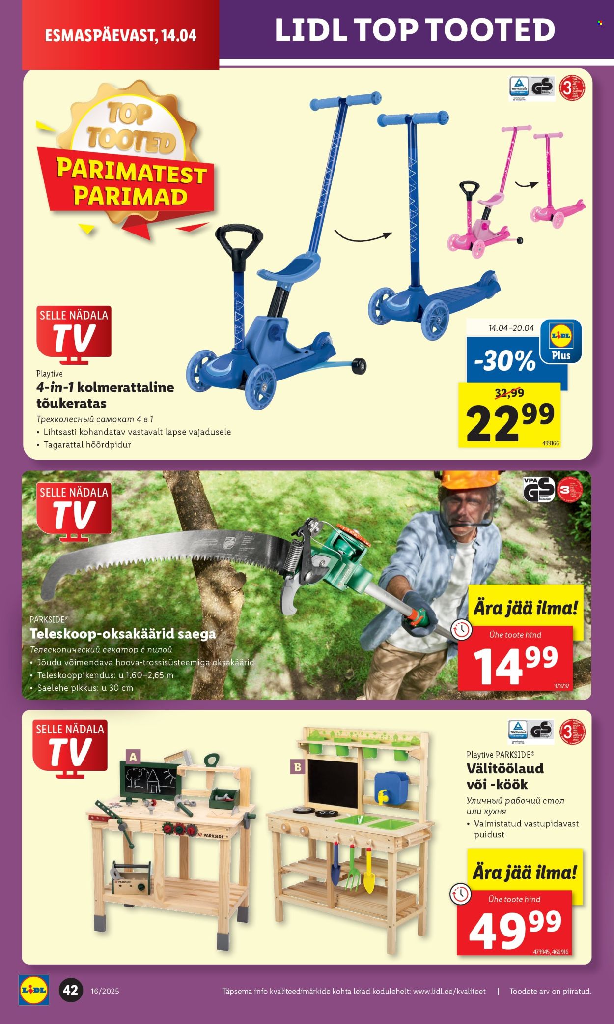 Lidl kliendileht - 17.04.2025 - 20.04.2025. Lehekülg 42