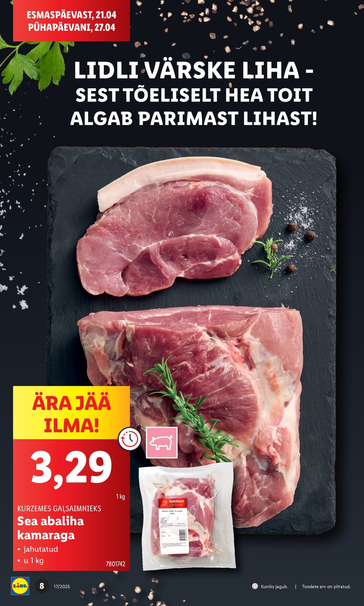 Lidl kliendileht - 21.04.2025 - 27.04.2025. Lehekülg 8