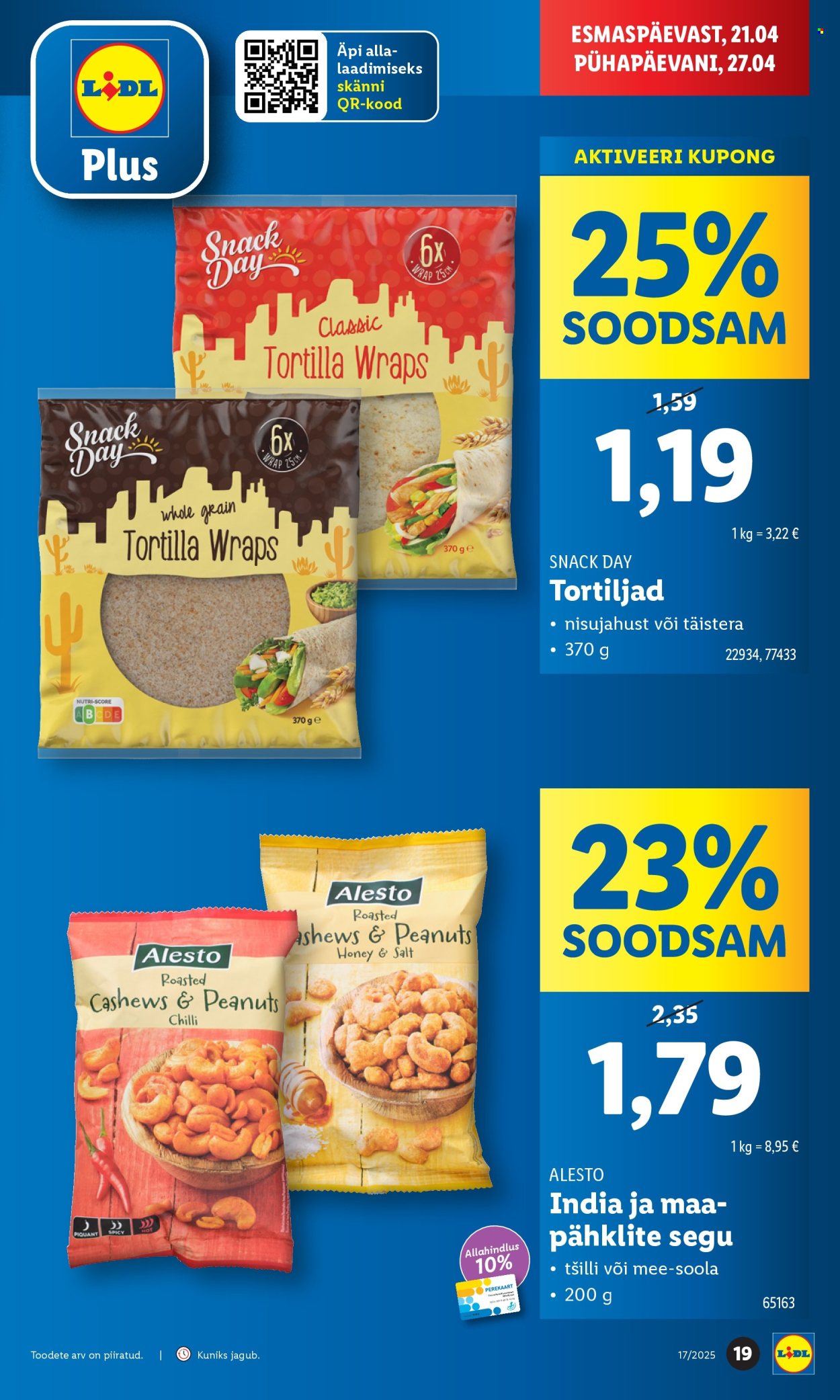 Lidl kliendileht - 21.04.2025 - 27.04.2025. Lehekülg 19