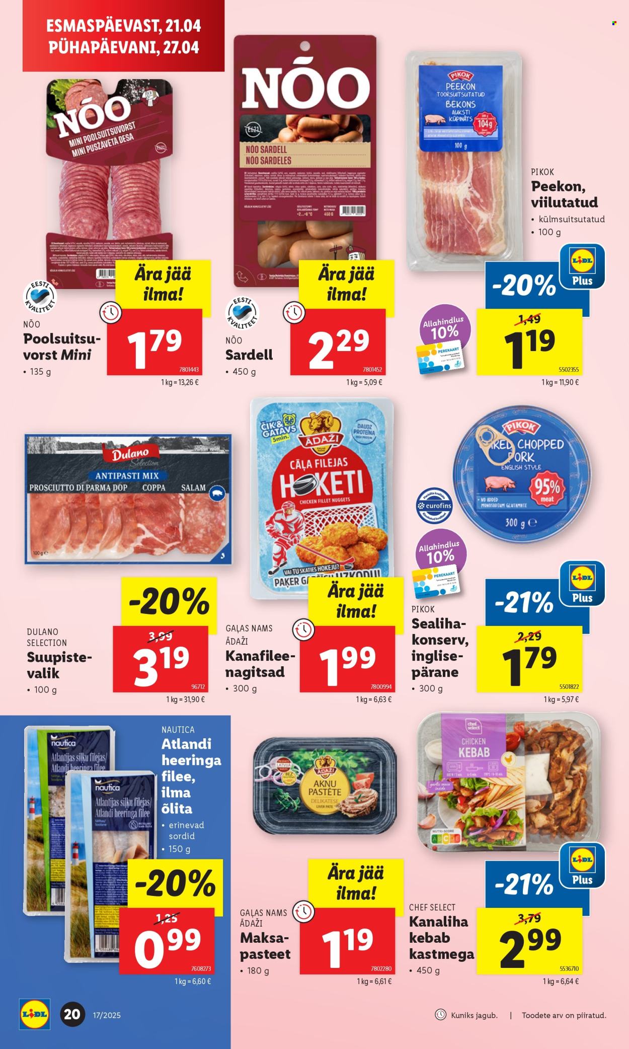 Lidl kliendileht - 21.04.2025 - 27.04.2025. Lehekülg 20