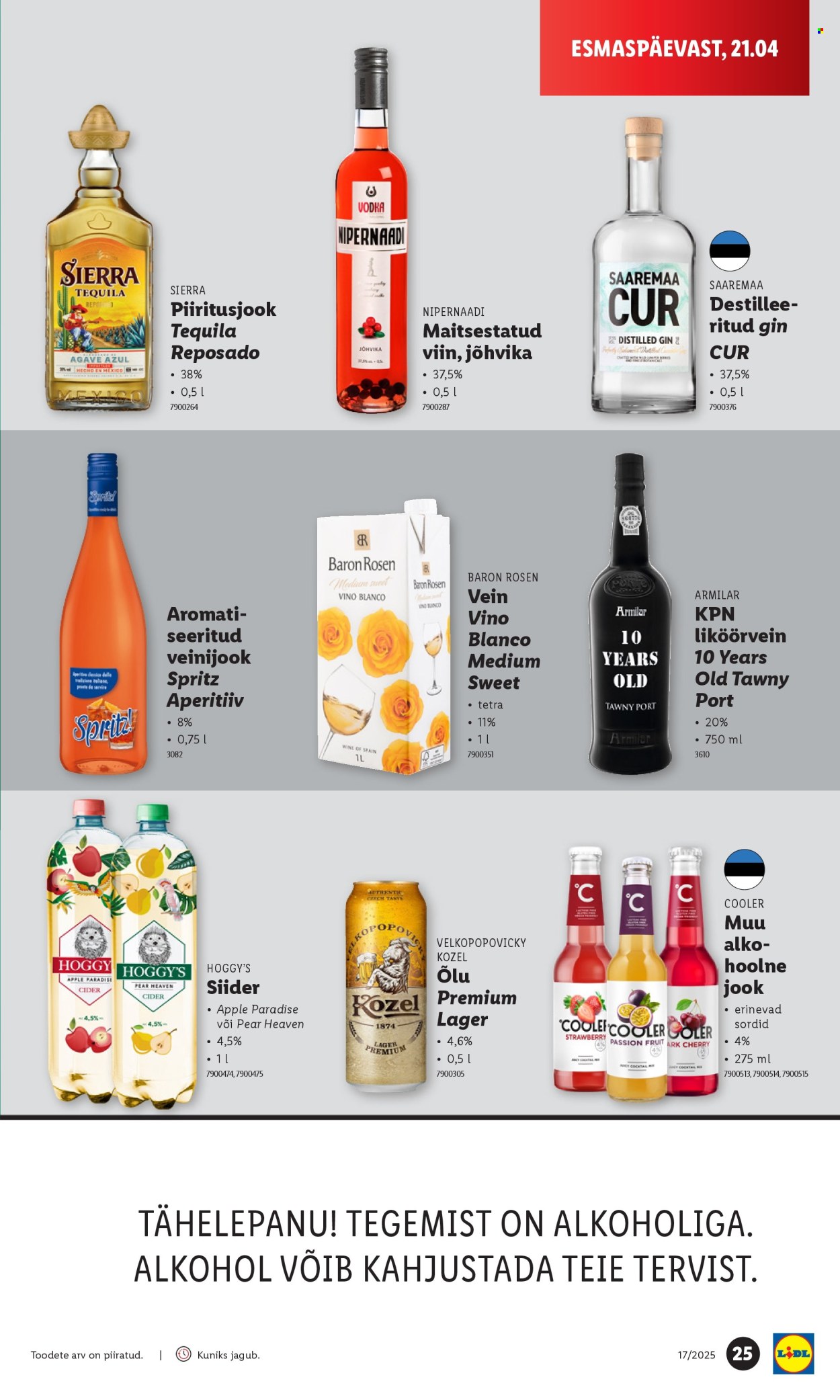 Lidl kliendileht - 21.04.2025 - 27.04.2025. Lehekülg 25