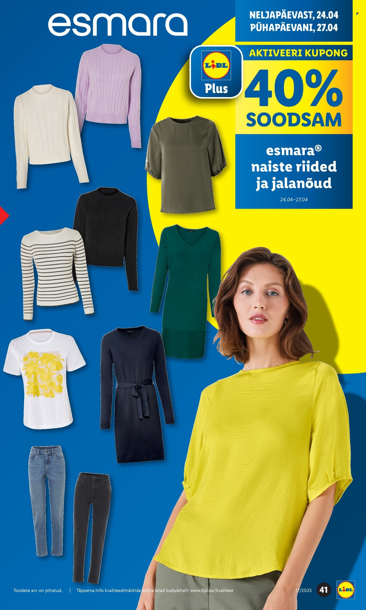 Lidl kliendileht - 21.04.2025 - 27.04.2025. Lehekülg 41