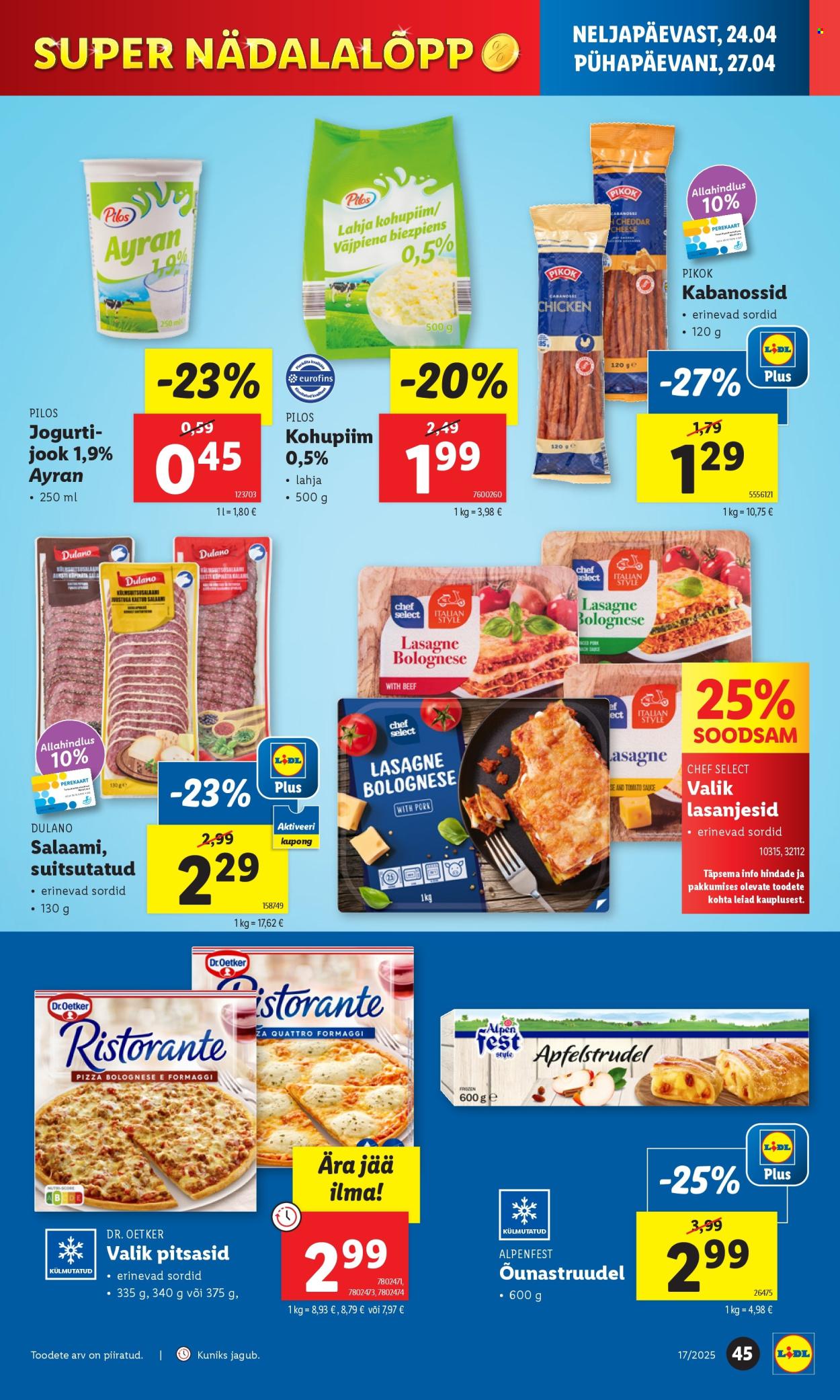 Lidl kliendileht - 21.04.2025 - 27.04.2025. Lehekülg 45