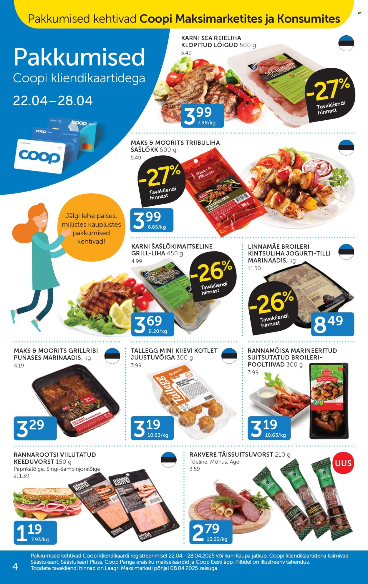 Coop kliendileht - 22.04.2025 - 28.04.2025. Lehekülg 4