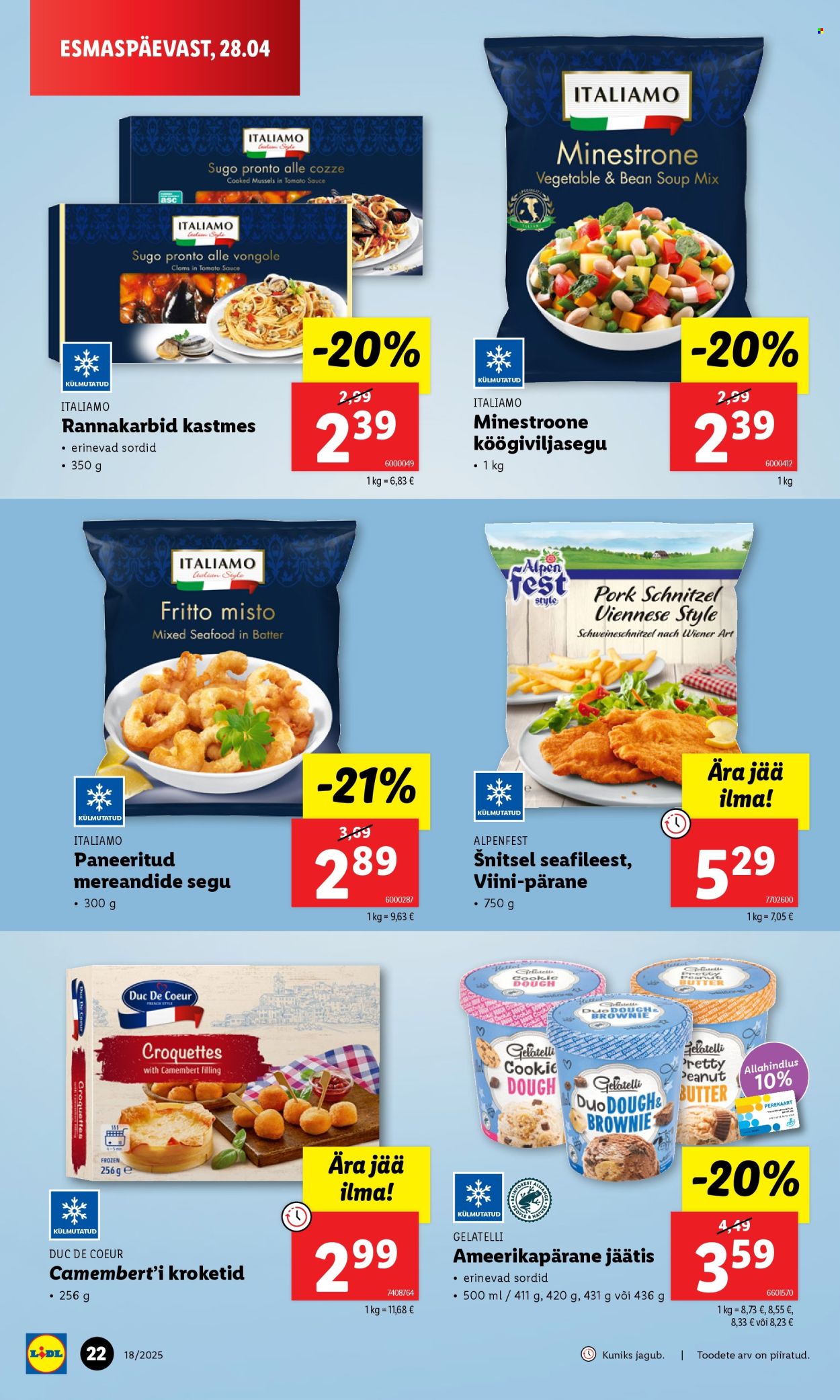 Lidl kliendileht - 28.04.2025 - 04.05.2025. Lehekülg 22