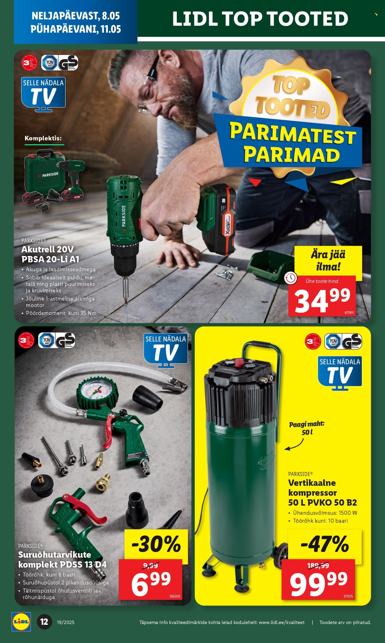 Lidl kliendileht - 05.05.2025 - 11.05.2025. Lehekülg 12