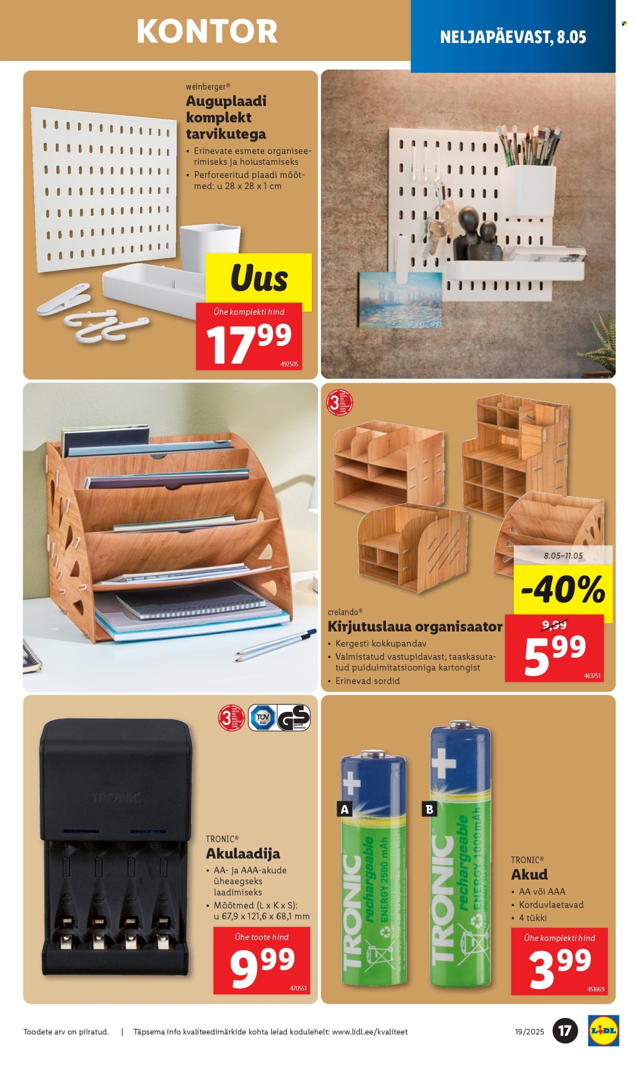 Lidl kliendileht - 05.05.2025 - 11.05.2025. Lehekülg 17