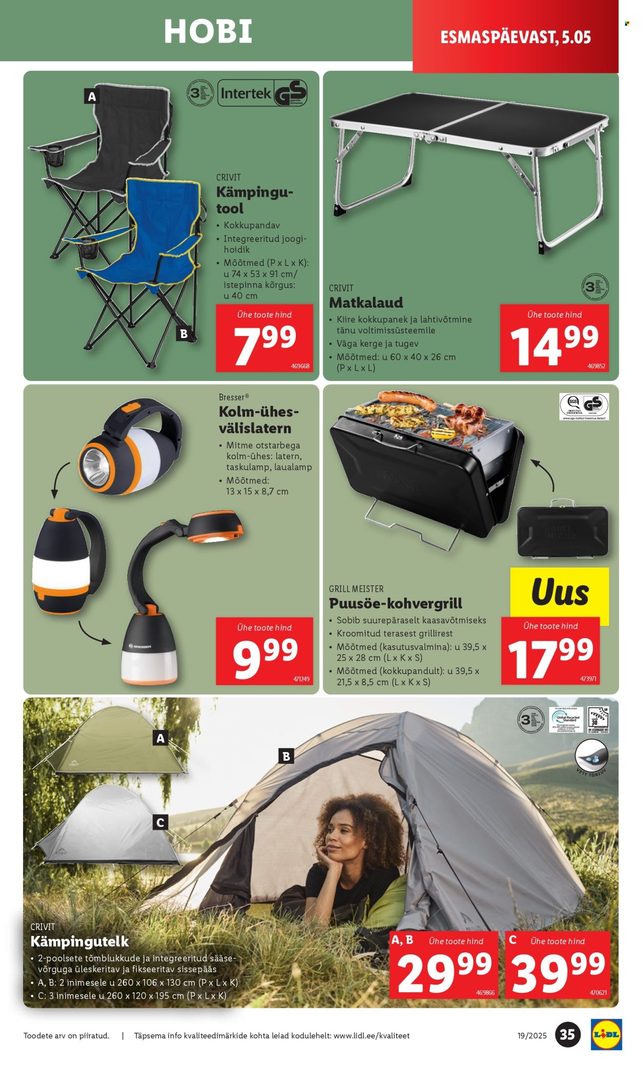 Lidl kliendileht - 05.05.2025 - 11.05.2025. Lehekülg 35