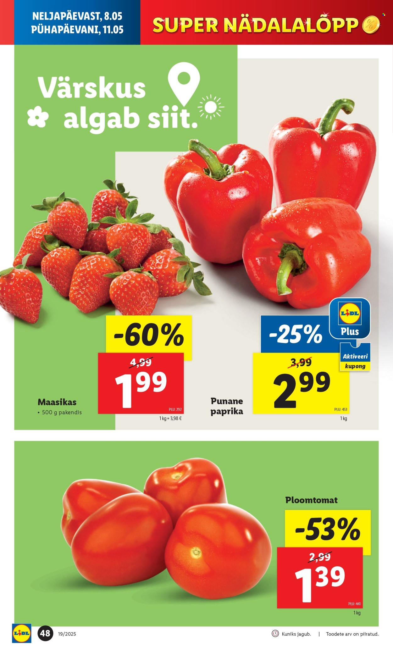 Lidl kliendileht - 05.05.2025 - 11.05.2025. Lehekülg 48
