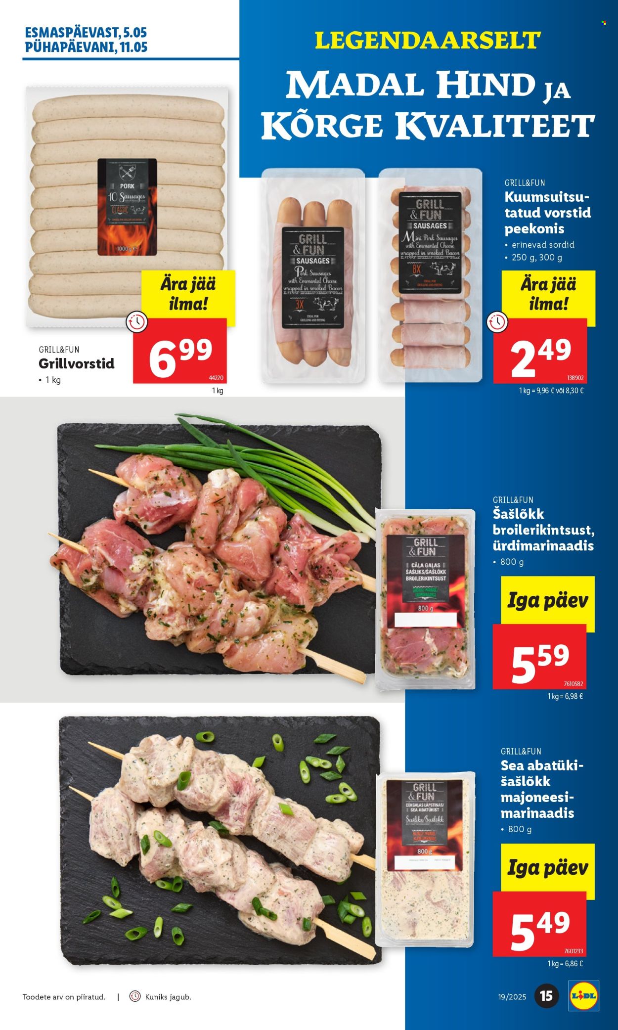 Lidl kliendileht - 08.05.2025 - 11.05.2025. Lehekülg 15