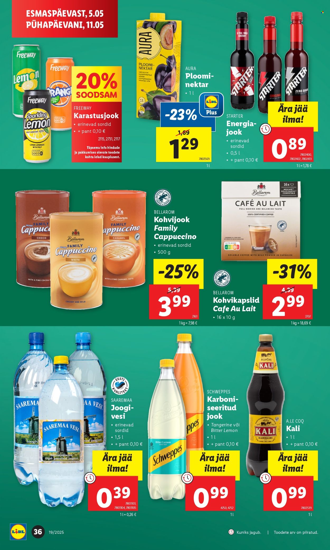 Lidl kliendileht - 08.05.2025 - 11.05.2025. Lehekülg 36