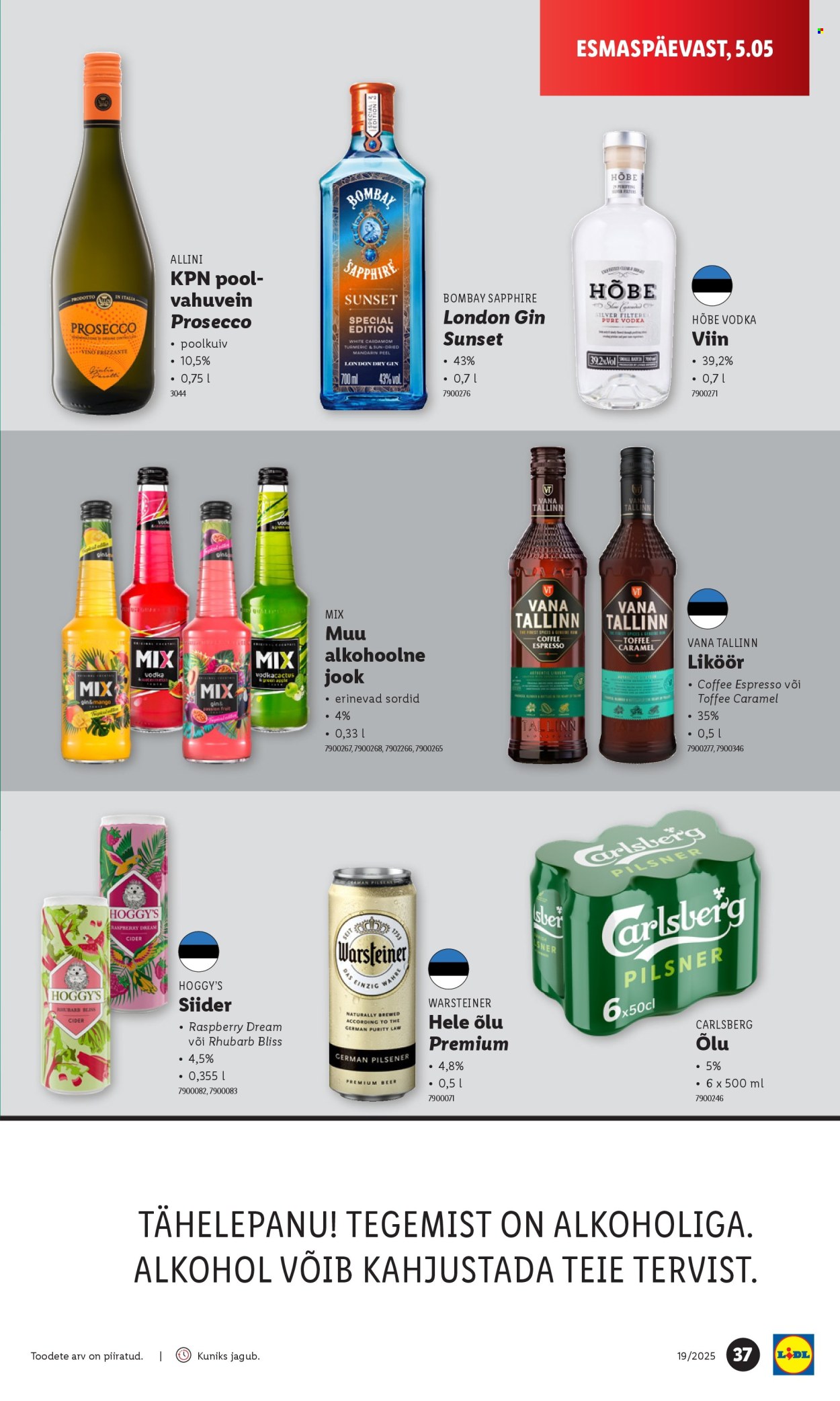 Lidl kliendileht - 08.05.2025 - 11.05.2025. Lehekülg 37
