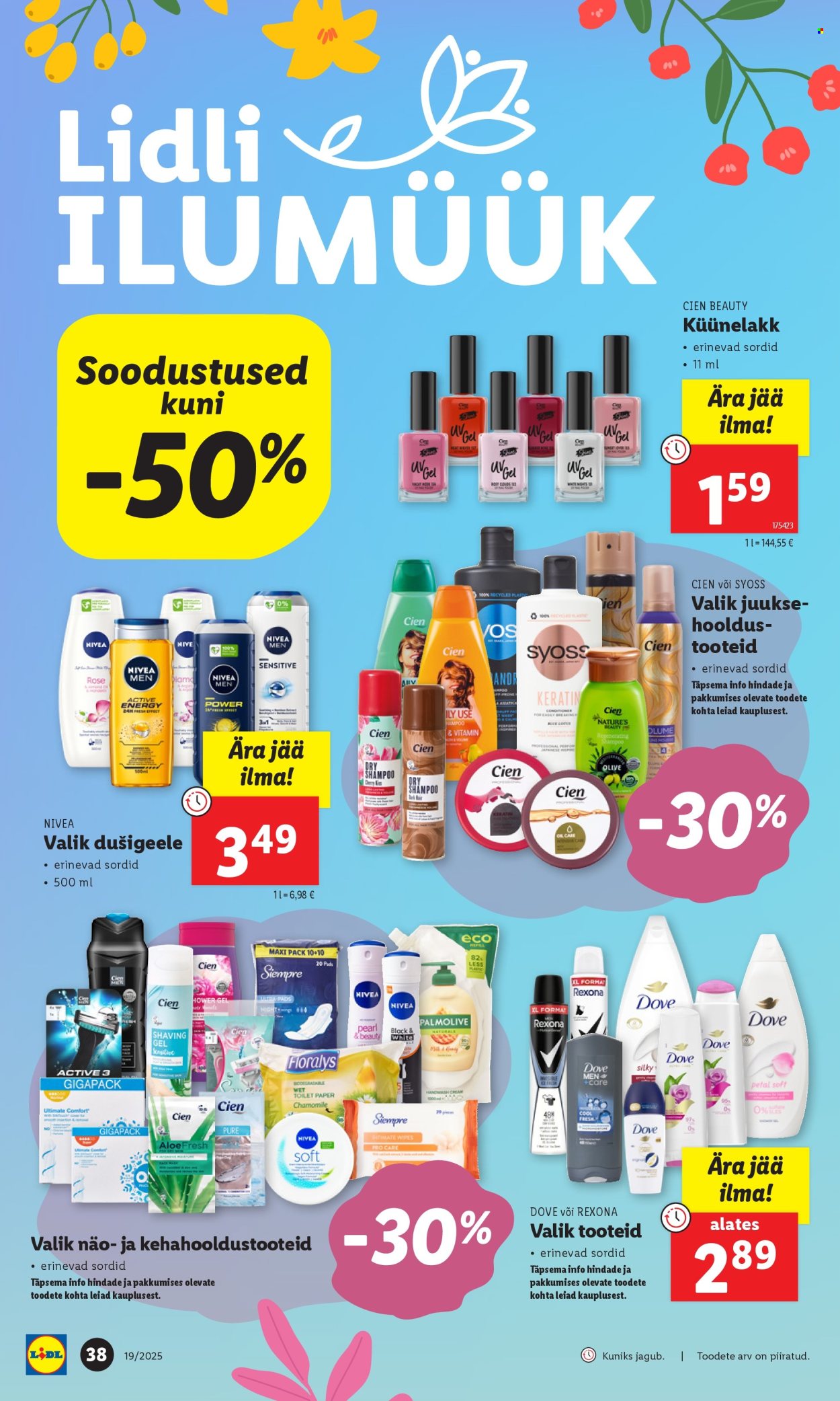 Lidl kliendileht - 08.05.2025 - 11.05.2025. Lehekülg 38