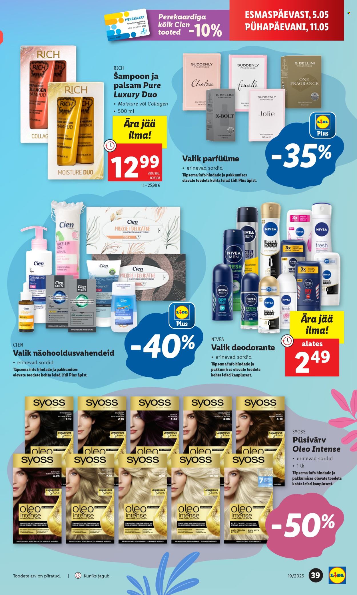 Lidl kliendileht - 08.05.2025 - 11.05.2025. Lehekülg 39