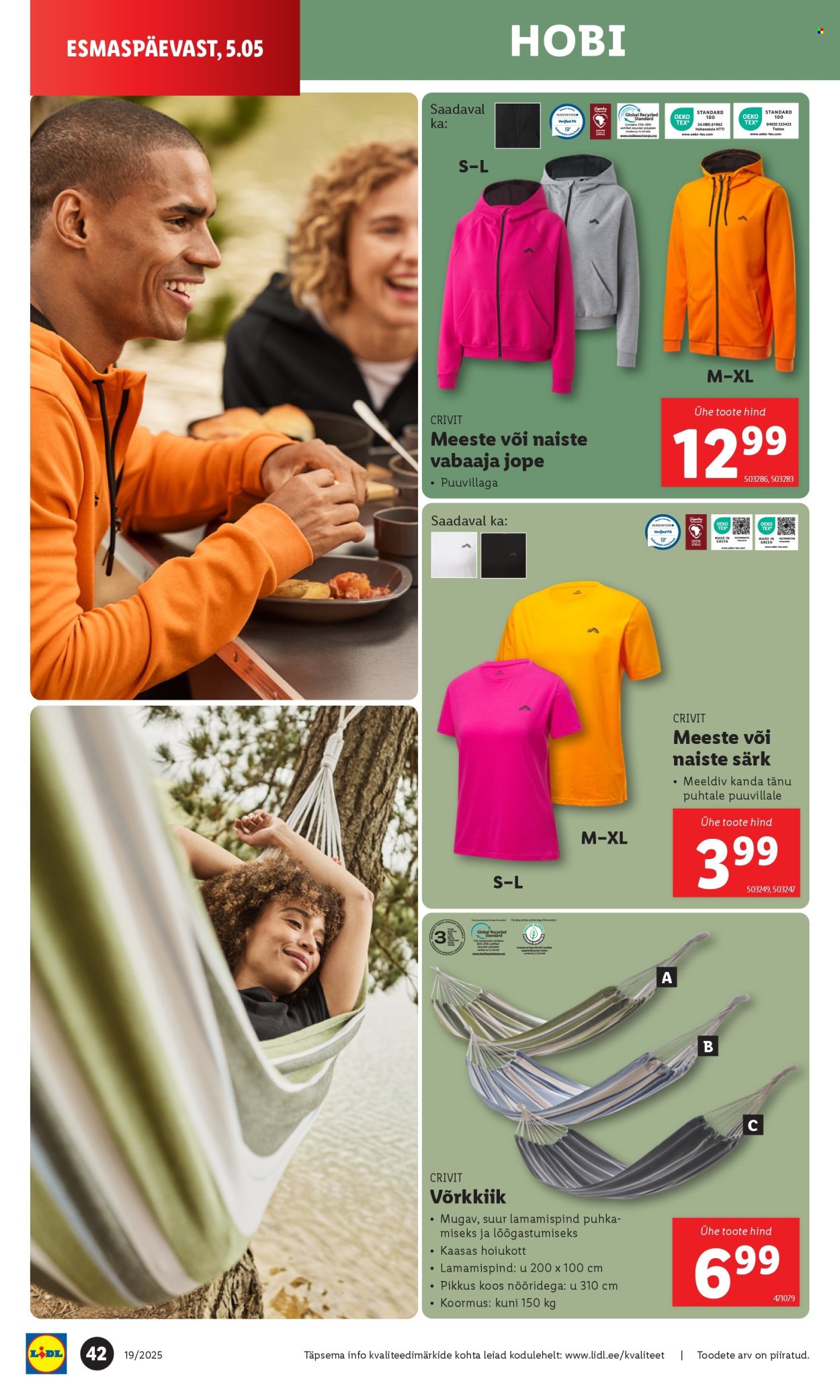 Lidl kliendileht - 08.05.2025 - 11.05.2025. Lehekülg 42