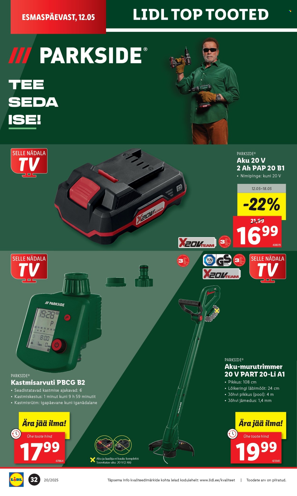 Lidl kliendileht - 12.05.2025 - 18.05.2025. Lehekülg 32