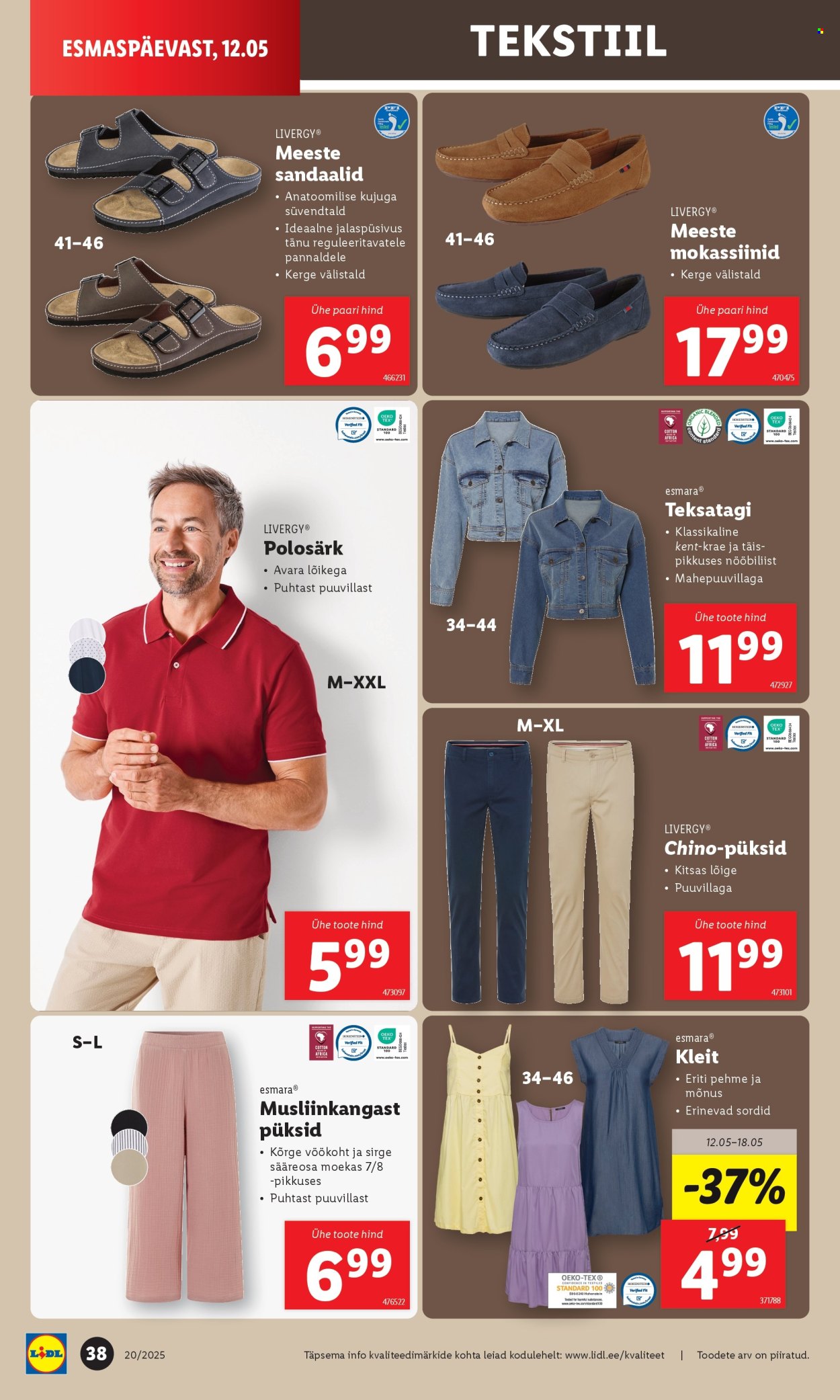 Lidl kliendileht - 12.05.2025 - 18.05.2025. Lehekülg 38