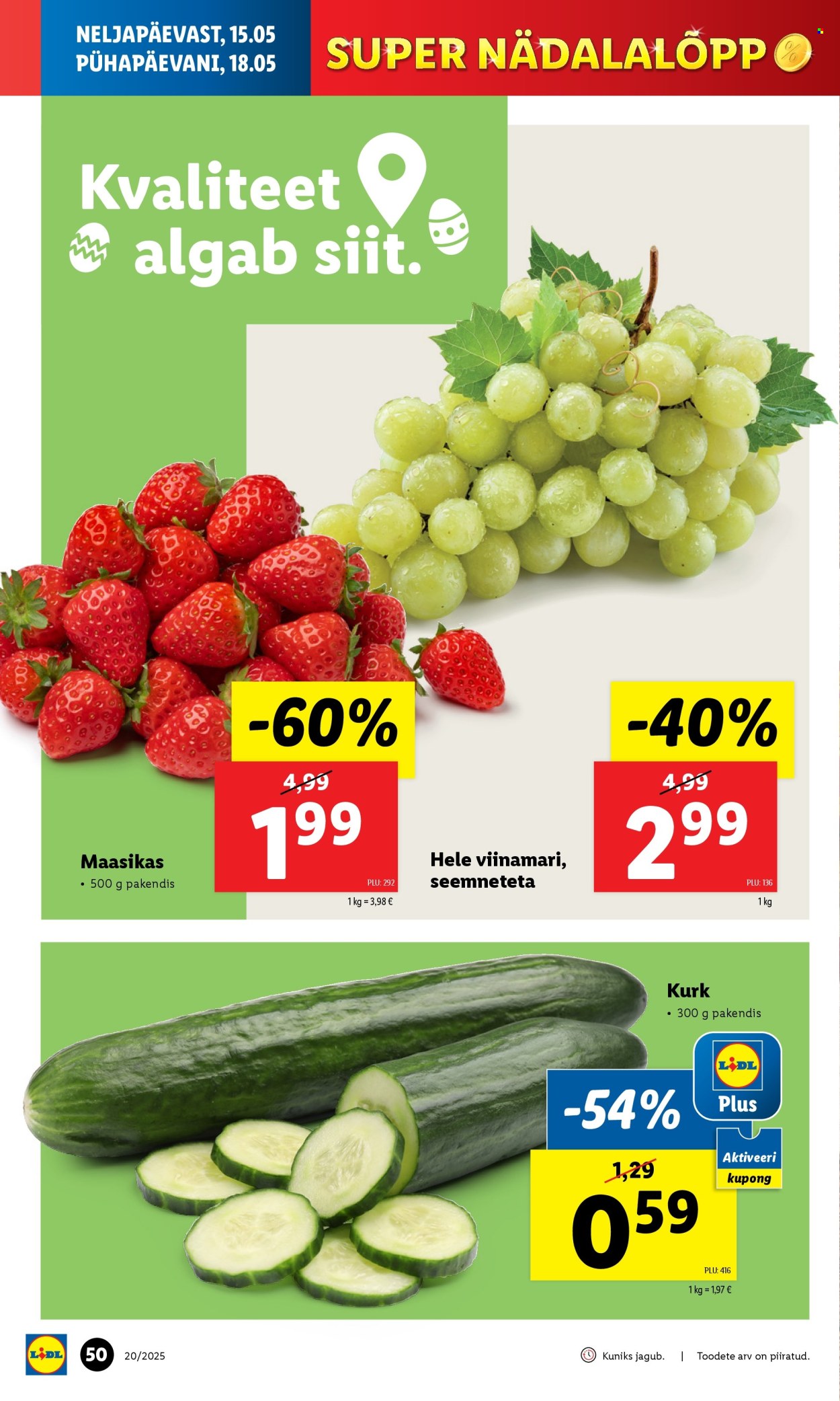 Lidl kliendileht - 12.05.2025 - 18.05.2025. Lehekülg 50