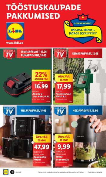 Kaupluse Lidl kliendileht - 12.05.2025 - 18.05.2025.