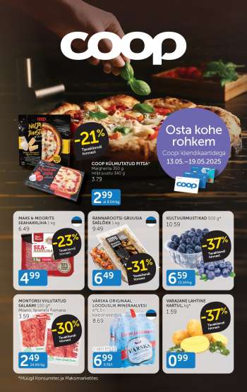 Kaupluse Coop kliendileht - 13.05.2025 - 19.05.2025.