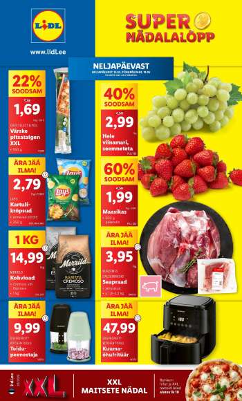 Kaupluse Lidl kliendileht - 15.05.2025 - 18.05.2025.