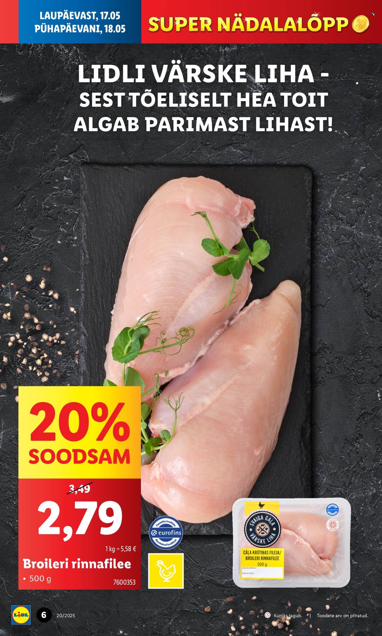 Lidl kliendileht - 15.05.2025 - 18.05.2025. Lehekülg 6
