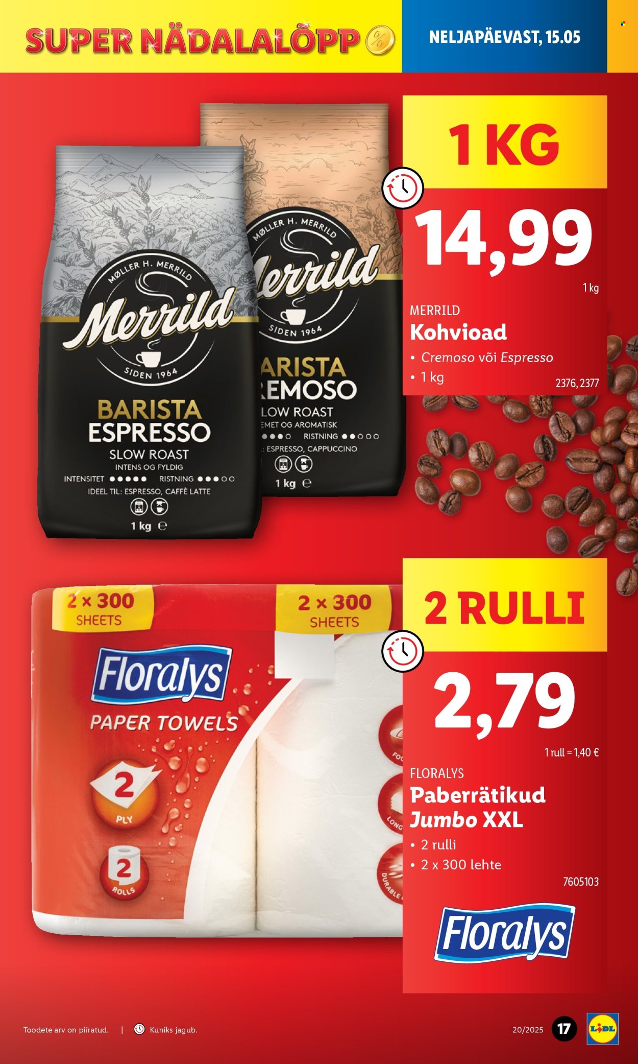 Lidl kliendileht - 15.05.2025 - 18.05.2025. Lehekülg 17