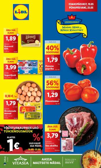 Kaupluse Lidl kliendileht - 19.05.2025 - 25.05.2025.