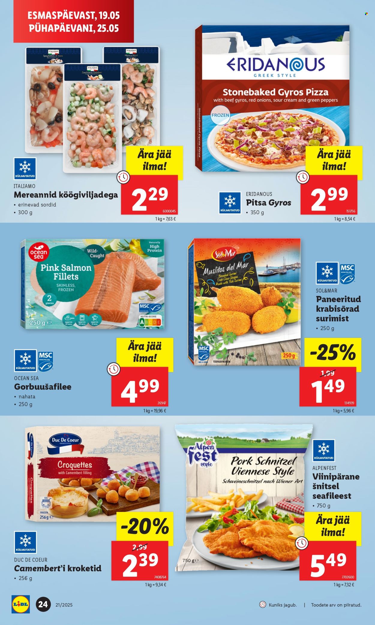 Lidl kliendileht - 19.05.2025 - 25.05.2025. Lehekülg 24