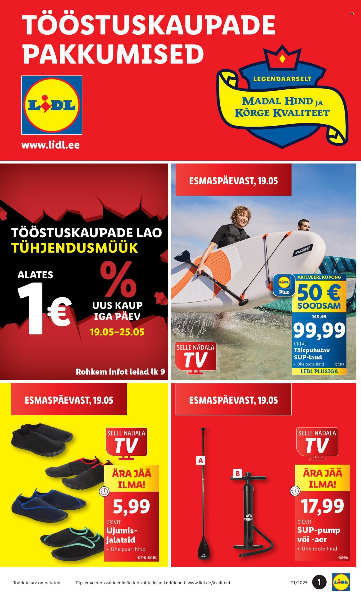 Lidl kliendileht - 19.05.2025 - 25.05.2025. Lehekülg 1