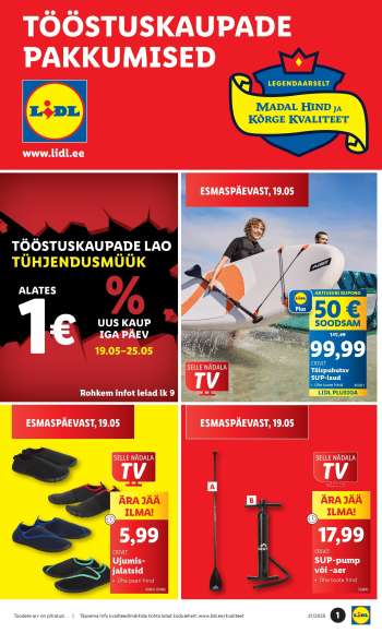 Kaupluse Lidl kliendileht - 19.05.2025 - 25.05.2025.