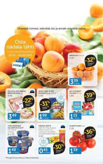 Kaupluse Coop kliendileht - 20.05.2025 - 26.05.2025.