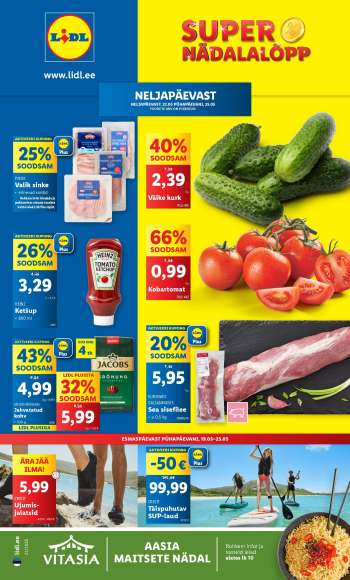 Kaupluse Lidl kliendileht - 22.05.2025 - 25.05.2025.