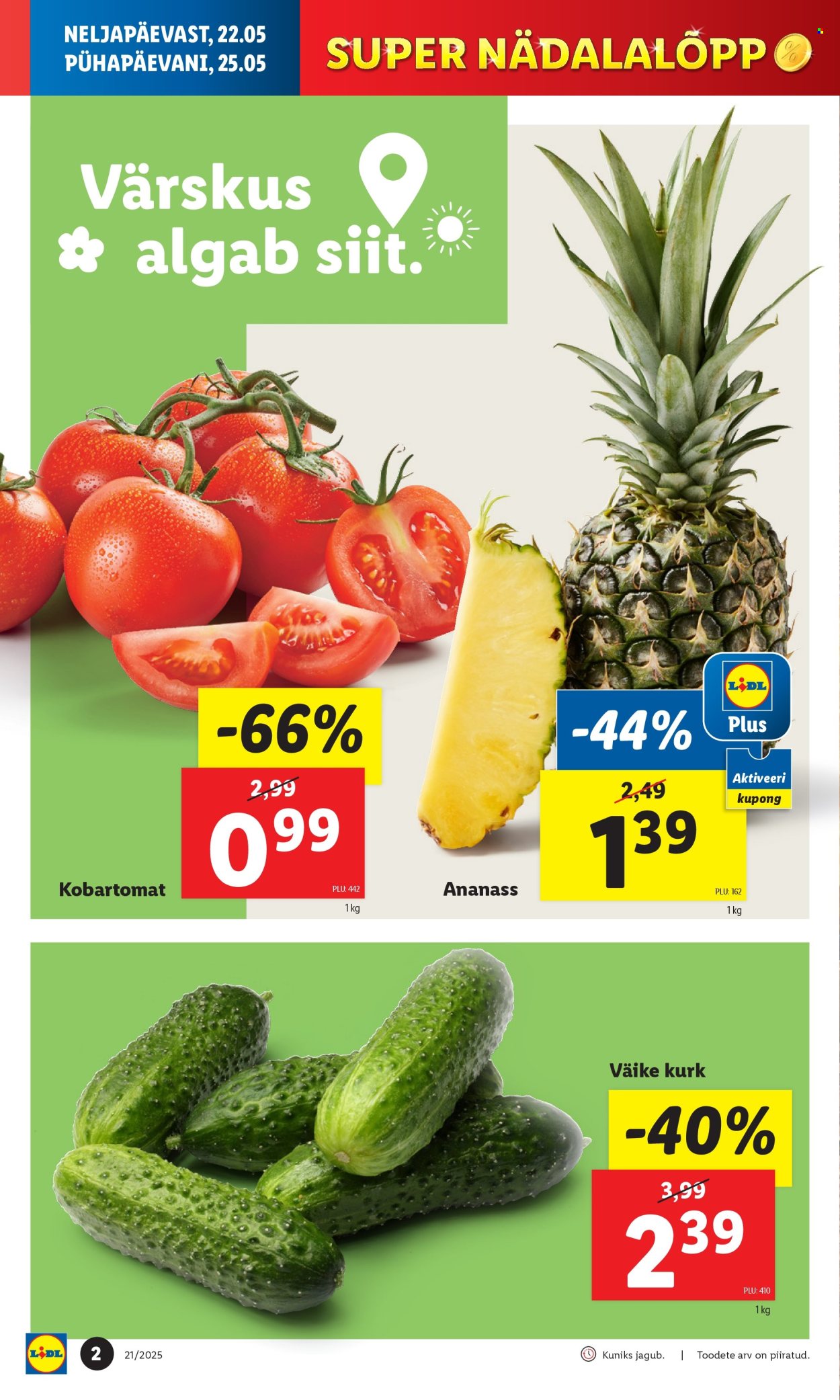 Lidl kliendileht - 22.05.2025 - 25.05.2025. Lehekülg 2