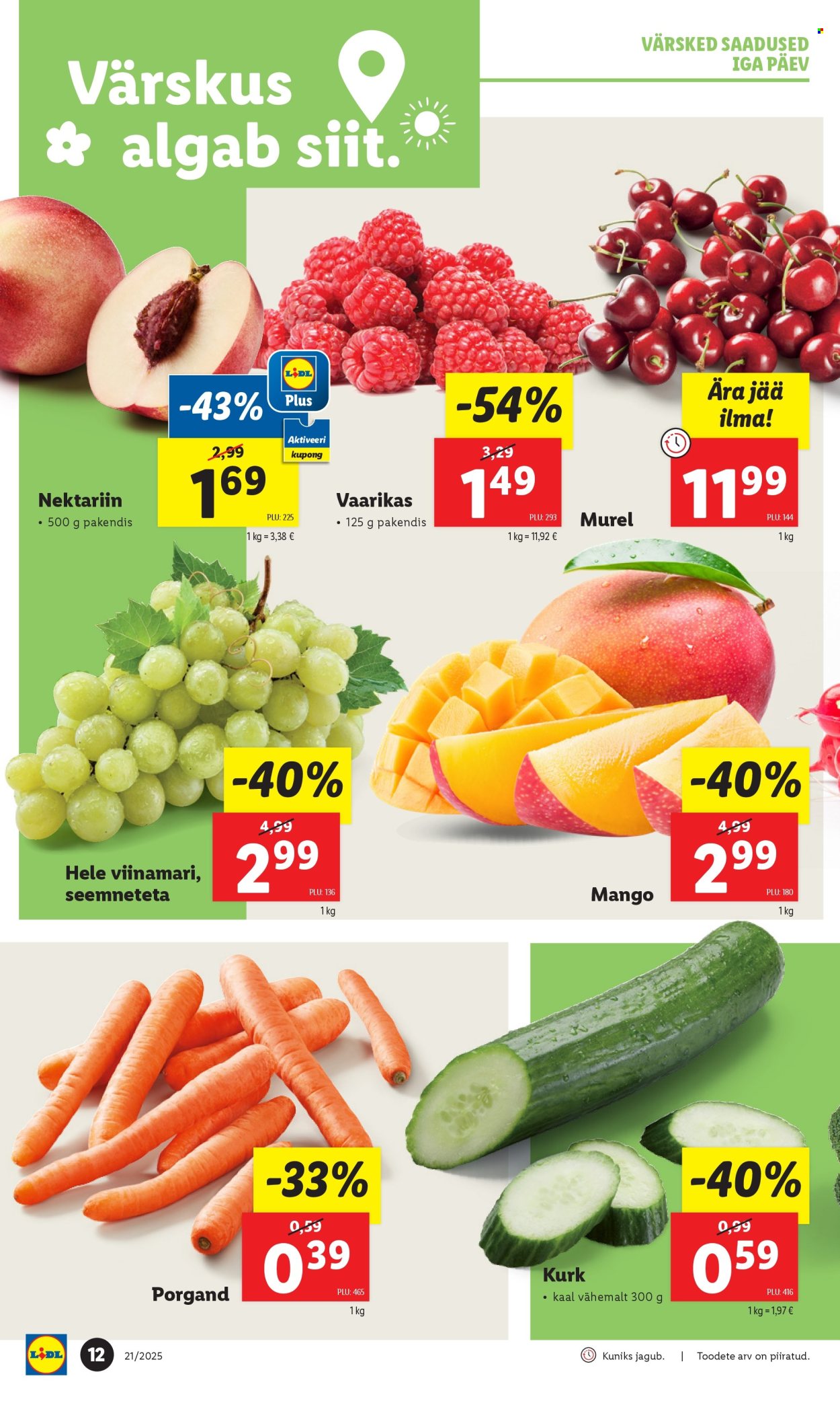 Lidl kliendileht - 22.05.2025 - 25.05.2025. Lehekülg 12