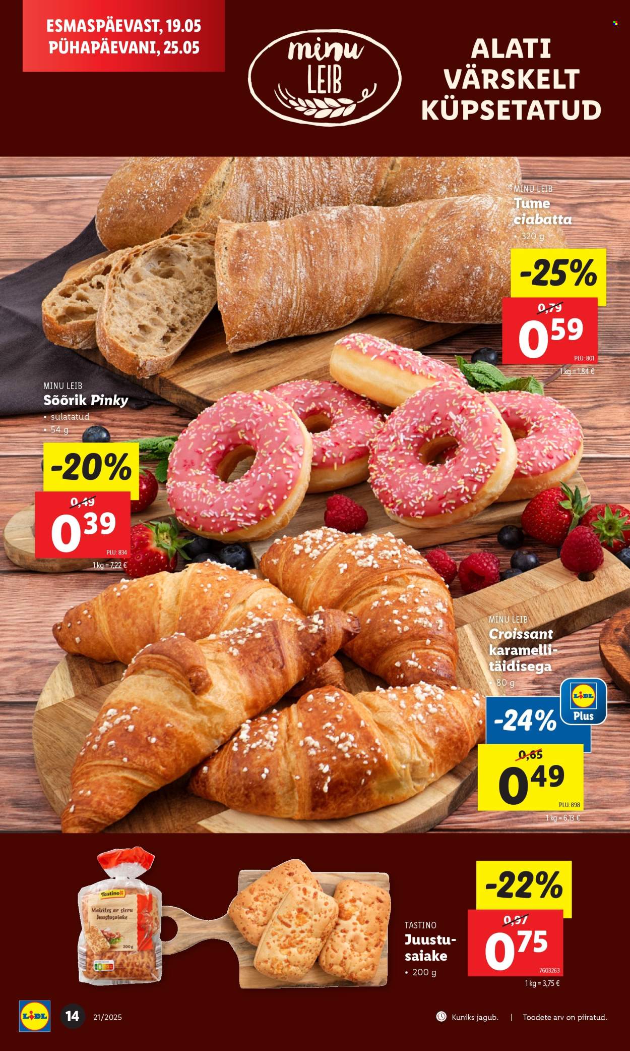 Lidl kliendileht - 22.05.2025 - 25.05.2025. Lehekülg 14