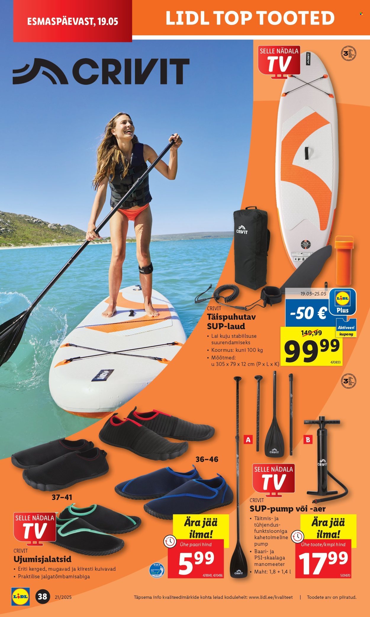 Lidl kliendileht - 22.05.2025 - 25.05.2025. Lehekülg 38